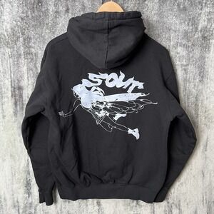Olivia Rodrigo Hoodie Women's Medium Black Sour Concert Merch Graphic Music Pop